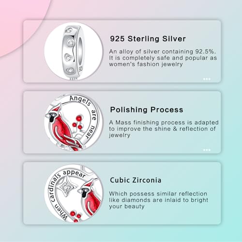 Image of LUXILLA Love You Best Friend Grandma Wife Heart Charm 925 Sterling Silver Charms Fit for Bracelets Necklace Jewelry Gift for Women