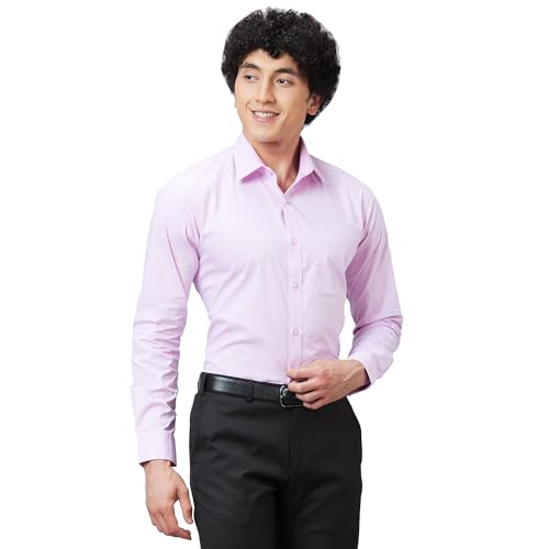 Image of Raymond Slim Fit Self Design Dark Maroon Shirt