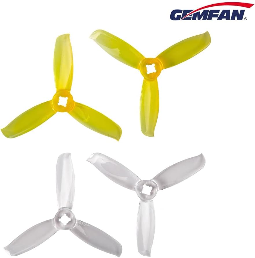 16Pcs Gemfan 3028 3inch Propeller 3-Blade PC Props 5mm Hole for 1106-1306 Motor FPV Racing Drone Multicolor Quadcopter