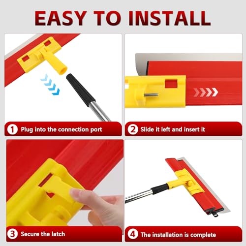 Lame à Lisser pour Enduit Skimming Blades Set sans Trace Kit de 9 Pcs - 5