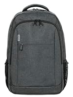 Lenovo B325 Laptop Backpack, Grey, 17-Inch, Water-Resistant Travel Backpack with External USB Port, Anti-Theft Design, Luggage Strap, for Men & Women, Perfect for Work, School, and Travel