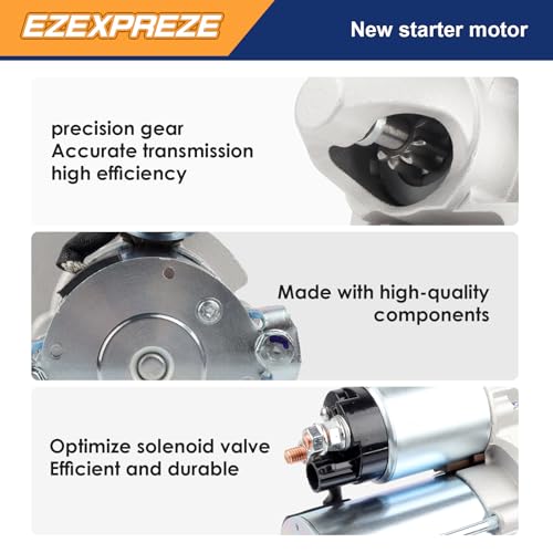 Image of Ezexpreze 6785 Starter for 2006-2011 Chevrolet Impala 3.5 3.9L, 2006-2007 Monte Carlo 3.9L, 2009-2011 Buick Lucerne 3.4L, 2006 Equinox Torrent 3.4L V6, 12610636 89017845 8000216 89017845 410-12351