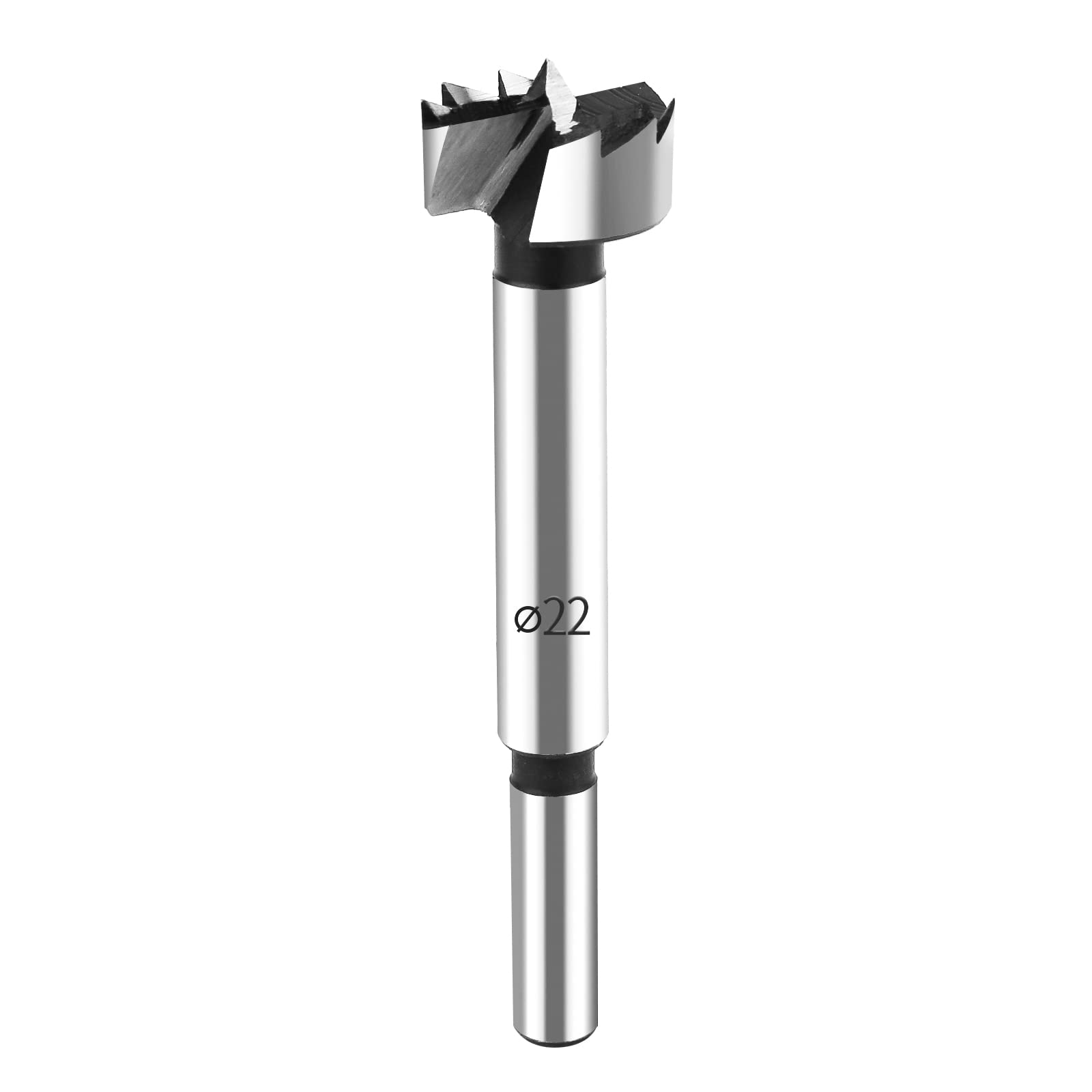 HPHOPE 22mm Forstner Bit, Forstner Drill Bit 22mm for Wood, Round Shank Drill