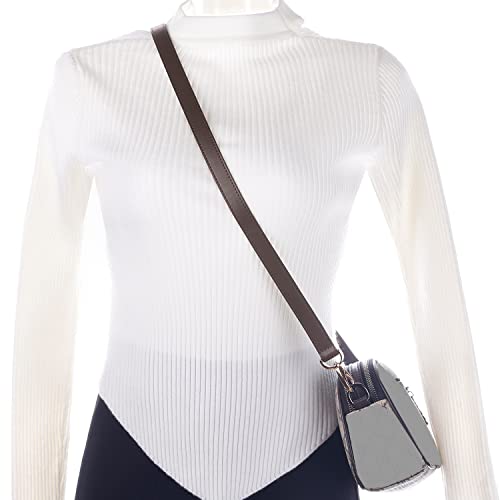 Image of Vachetta Leather Adjustable Crossbody Strap for Leather Shoulder Strap Belt Replacement Suitable for L V Handbags