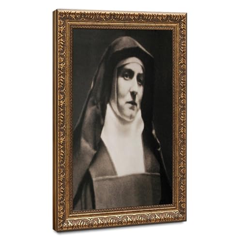 Impression toile Saint Edith Stein cadre à suspendre salon bureau 40x61