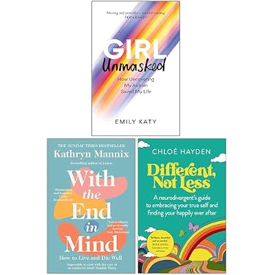 Girl Unmasked, With the End in Mind & Different Not Less 3 Books Collection Set