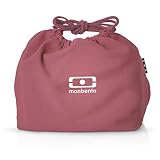 monbento - Lunch Bag MB Pochette M Blush - Sac à Lunch Box Polyester - Idéal pour Contenir Bento Box MB Original ou MB Tresor avec Bouteille MB Positive - Rose