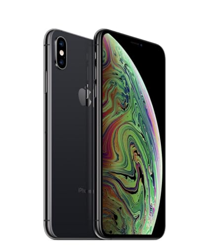 Apple iPhone XS Max, US Version, 64GB, Space Gray - GSM Carriers (Renewed)