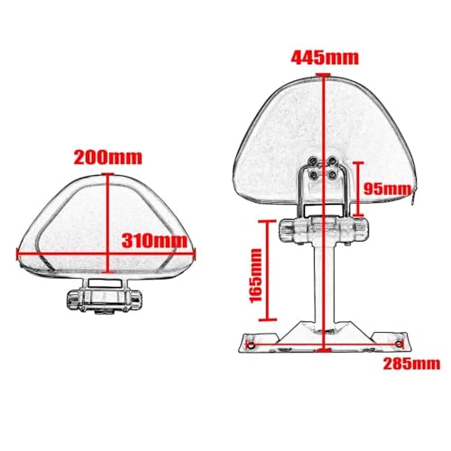 Coussin de dossier réglable améliorant le confort du passager sur R1200GS - 5