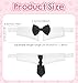 ValueBargain Bow Ties for Dogs, Adjustable Bow Tie for Dogs, Black Bows Tie Pet Formal Wear, Wedding & Birthday Gift for Small Dog and Cat