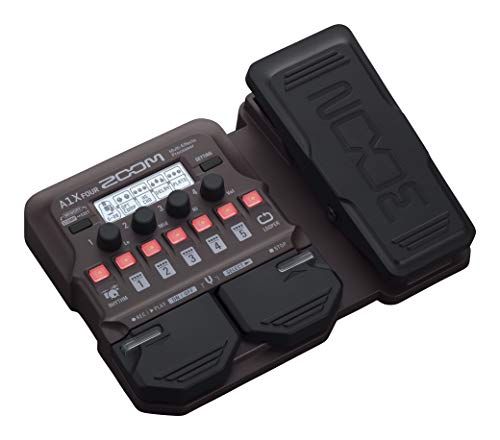 Zoom A1X FOUR Acoustic Instrument Multi-Effects Processor With Expression Pedal, Acoustic Modeling, Looper, Rhythm Section, For Guitar, Saxophone, Trumpet, Violin, Harmonica, And Upright Bass thumb #1