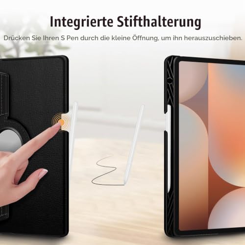 Fintie Hülle für Samsung Galaxy Tab S10+ Plus/S9 FE+ Plus/S9+ Plus 12.4 Zoll Tablet mit Stifthalter - Schutzhülle Cover mit 360 Grad… – Ansicht 8