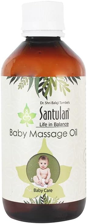 Santulan Ayurveda, Baby Massage Oil-200ML Each, (Pack Of 1), Massage Oil For Babies and get Golden Oldie Herbs®, Sukanthi Pills-1gm