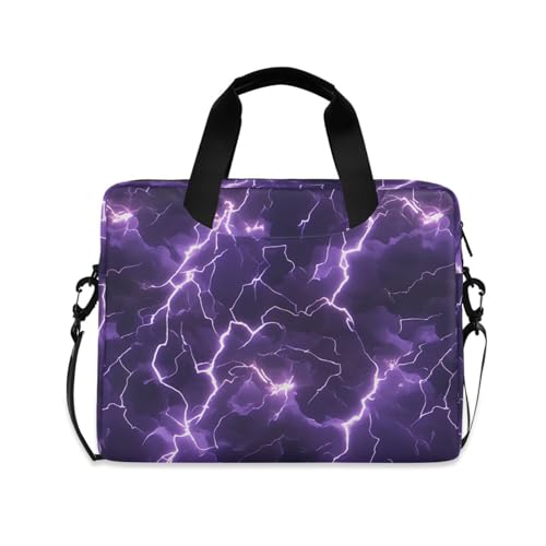 Maletín para laptop 15.6" color púrpura con correa