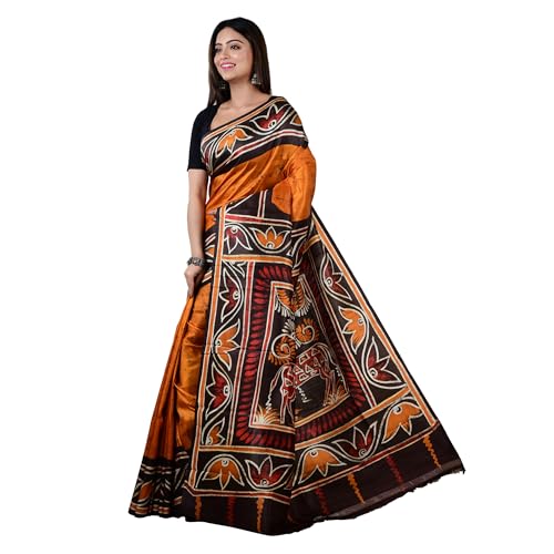 3stones pure silk saree in pure silk – image 2
