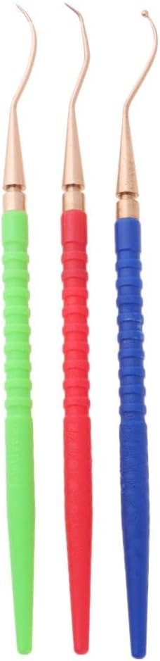 3 Pieces Brass Kit Regulator Scuba Diving Repair Tool O-Ring Seal Pick Hooks - Brass Handles - Easy to Use - Suitable for Divers, Snorkelers, and Free Divers, as described