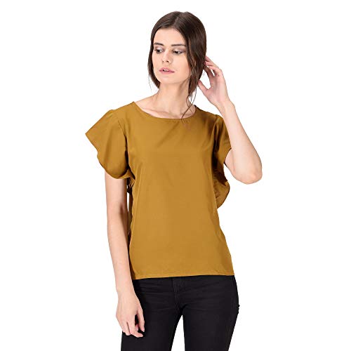 Image of OOMPH! Women's Crepe Tank Top - Pineapple Yellow