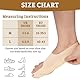 flintronic Hallux Valgus Korrektur, 2PCS Zehenspreizer Hallux Valgus Korrektur Set, Hallux Valgus Bandage für Herren und Damen Schutz der großen Zehe (Hautfarbe, L)
