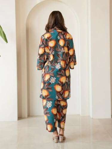 Image of Trendy Queen Co Ord Set | Casual Wear Pant Top Set | Fancy Co-Ord Set | Full Pair Set | Coord Sets for Women | Top Pant Set (SD798)