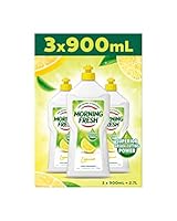 Morning Fresh Dishwashing Liquid Lemon 3 X 900 Ml