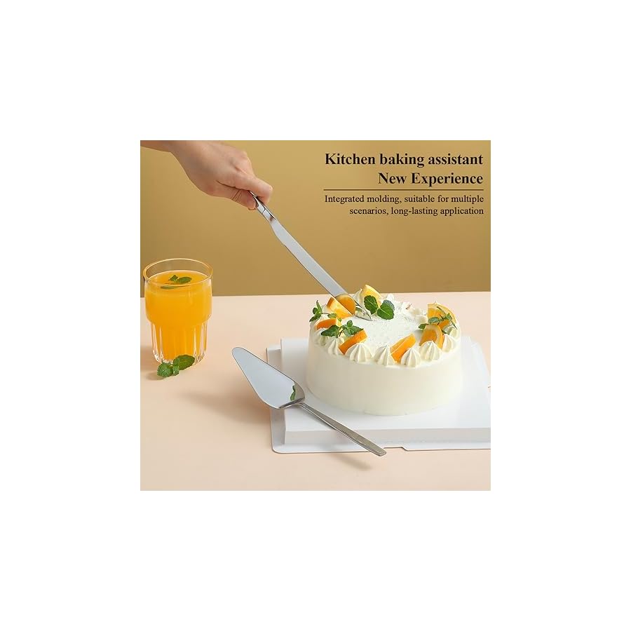 Evanda Wedding Cake Knife and Server Set, Cake Cutte Pie Server for Everyday, Wedding and Birthdays, Dishwasher Safe