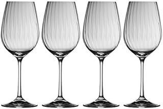 Galway Crystal 32002/4 Erne Wine Glasses, Transparent, Set of 4