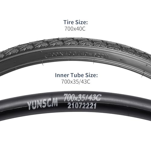 Image of YUNSCM 700x40C /40-622 Gravel Bike Tires 700C Foldable Bicycle Tires-2PCS