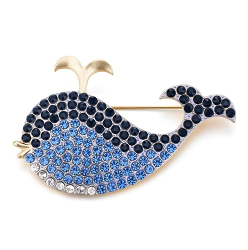 Broches d'animaux pour femmes en strass brillants | Bijoux mignons