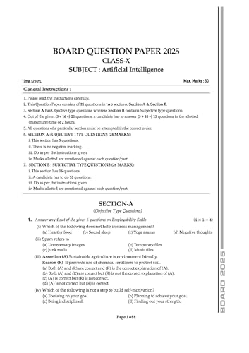 Image of Arihant i-Succeed CBSE Sample Question Papers 2026 Artificial Intelligence (Code 417) Class 10 | 10 Sample Question Papers | Rapid Revision Sheets | 3 ... on CBSE Sample Paper | Engliah Medium