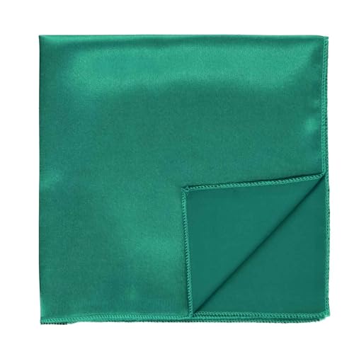 Image of tiemart Solid Color Pocket Squares for Men | For Suits, Perfect for Wedding Parties, 12 x 12 inch / 30 x 30 cm