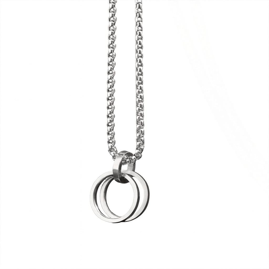 meenaz Anti Tarnish Silver Chain for Man | Blue Ring Pendant for men | Premium Jewellery Anti Rust Waterproof Locket Neck Chains Long | Stylish Stainless Steel Necklace Gift for Boyfriend Boys -4-picture-27
