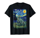 Iguanodon Starry Night T-Shirt