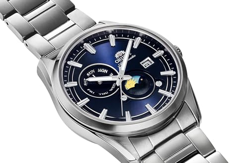 Image of Orient Stretto Day & Night | Automatic /Hand-Winding Automatic Movement | 41.5 mm Stainless Steel Contemporary Watch