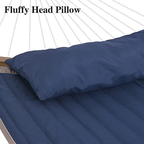 Image of SUNCREAT Hammocks Free Standing Hammock for Outside, Navy Blue