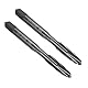 QUARKZMAN 2 Stück Maschine Gewindebohrer Spitze 1/4-20 UNC Spitzengewindeschneider HSS6542 Universelle und Hochwertige Gewindebohrer Nitrierte Oberfläche Schwarz