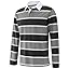 Dark Gray Striped-long