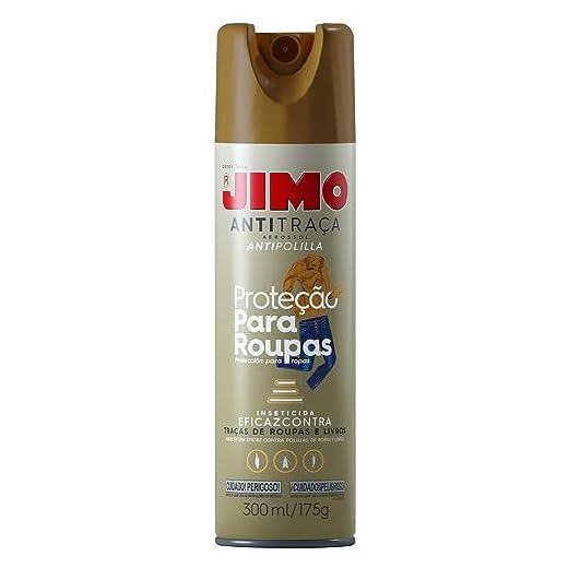 Jimo Anti Tra�a Inseticida Prote��o Para Roupas E Livros Sem Cheiro Aerossol 300Ml