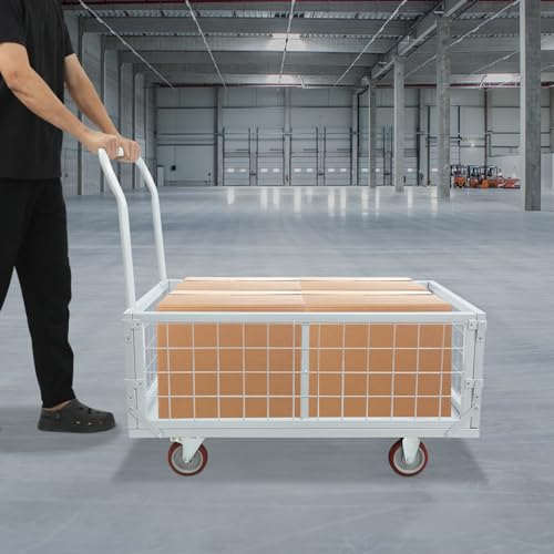 Carrito Plataforma Plegable Acero 2200 Lbs 4 Ruedas miniatura 3