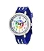 KIDDUS Montre Bracelet Éducative pour Enfants, garçon. Time Teacher Analogique avec Exercices. Facile d’Apprendre à Lire l’Heure. Aiguilles Écrites. Bleu