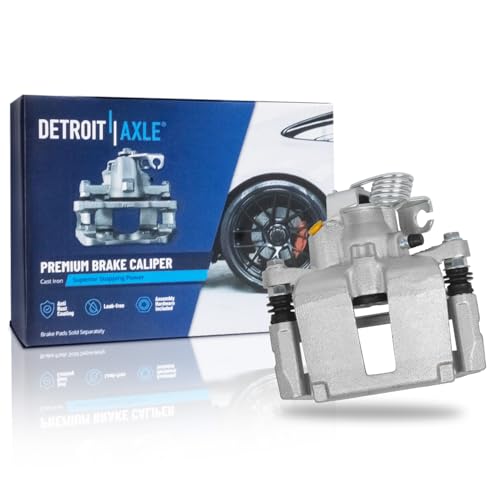 Image of Detroit Axle - Rear Right Brake Caliper for Ford Explorer Taurus Flex
