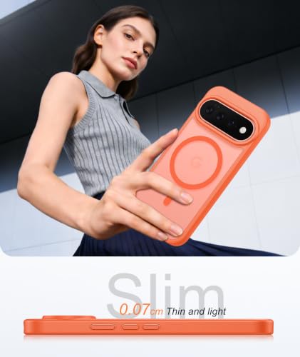 Image of FNTCASE for Google Pixel 11 / Pixel 11 Pro Case Orange: Fit for MagSafe