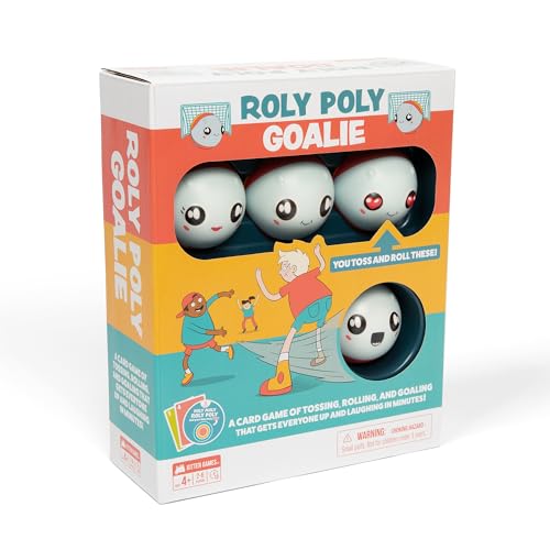 Exploding Kittens Roly Poly Goalie, 2-6 Players, Ages 4+ Kids Game