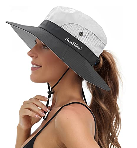 Sun Hats for Women Beach Hat Ponytail Hat Womens Sun