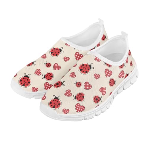 Girls Slip On Sneakers Fashionable Tennis Shoes Kids Gym Athletic Shoes