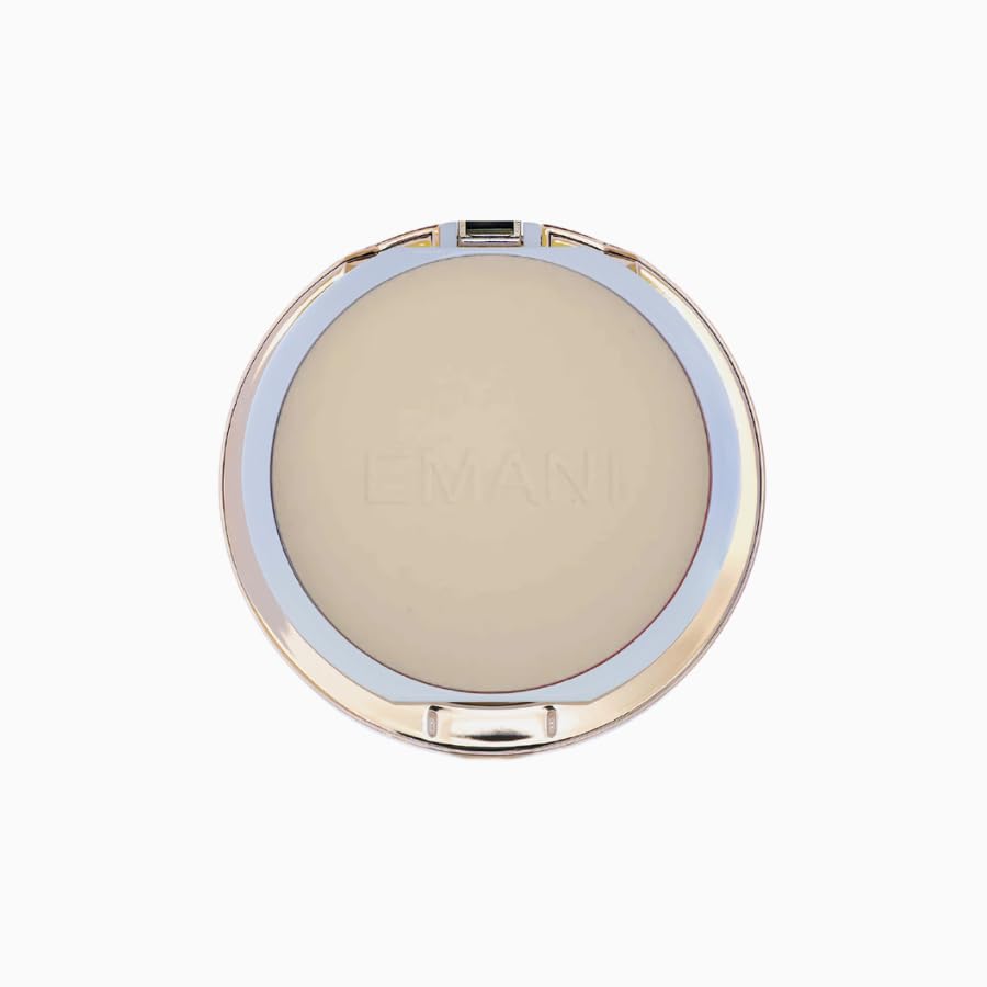 Emani Flawless Matte Powder Foundation – Mineral Compact Makeup for Sensitive Skin, Buildable Coverage, Shine Control, Long-Lasting Finish Up for Sensitive Skin and Oil Control, Ginger - Image 2