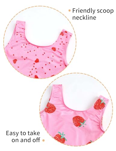 Image of 2 Pack Leotard for Girls Gymnastics Sparkly Tumbling Unitards with Shorts Sleeveless One Piece Biketards
