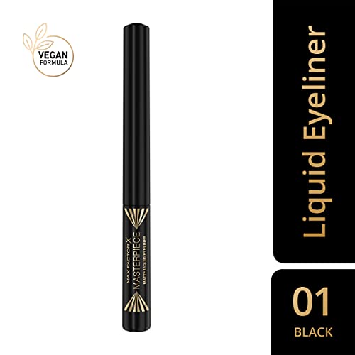 Max Factor Masterpiece Liquid Liner, Black, 1.7 ml (Pack of 1) - Image 2