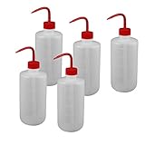 Aexit 5Stück 500 Gewerbe, Industrie & Wissenschaft ml 2mm Dia Kunststoff Sharp Schnabel Ellenbogen Labor- & wissenschaftlich genutzte Produkte Squeeze Flasche