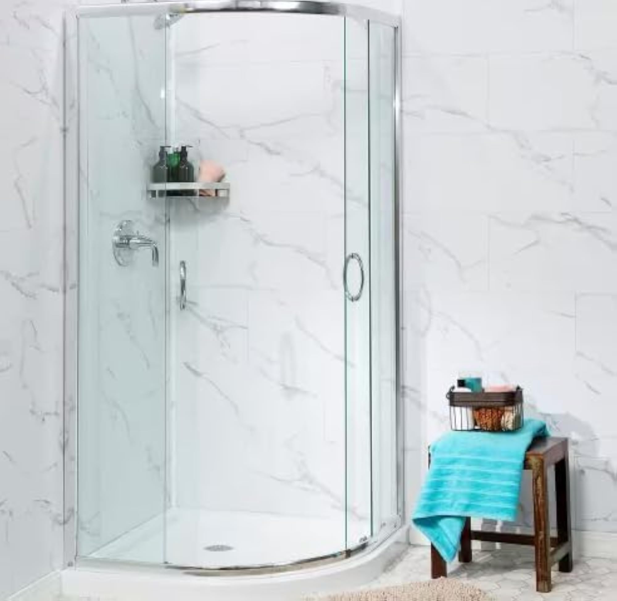 Self Adhesive Marble Wall Sticker Tile for Kitchen and Bathroom