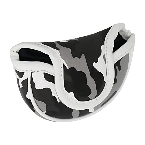 HISTAR Golf Small Mallet Putter Cover with Magnetic Closure for Scotty Cameron (Camouflage Gray)